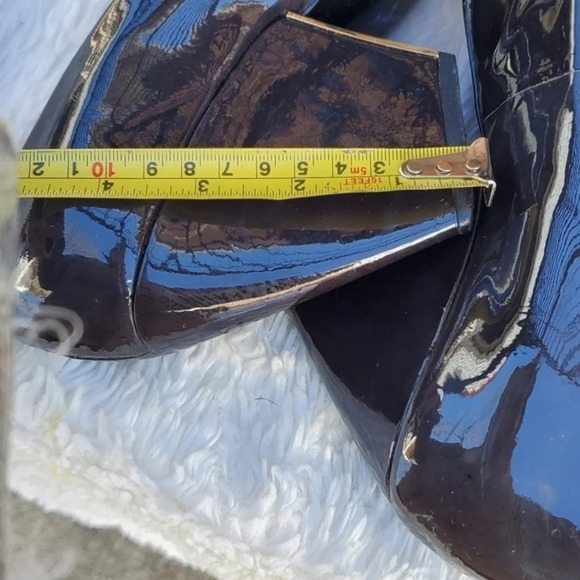 Pour la Victoire charcoal angled heel pumps 8.5 - Picture 9 of 12